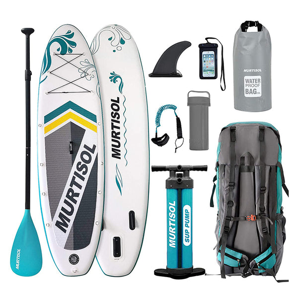 PEXMOR Inflatable Stand Up Paddle Board for Fishing Yoga Paddle